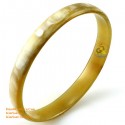Natural circle horn necklace - Model 0009