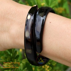 Natural circle horn necklace - Model 0009