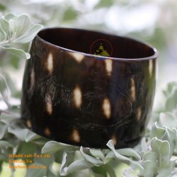 Natural circle horn necklace - Model 0009