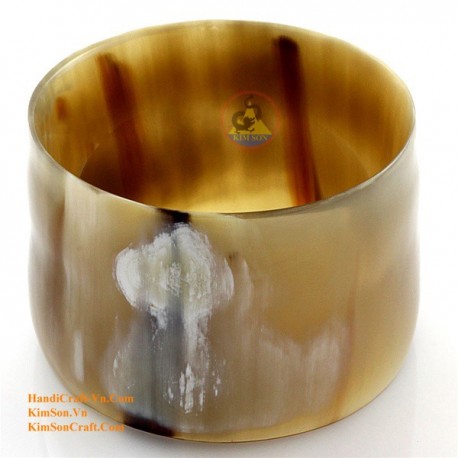 Natural circle horn necklace - Model 0009