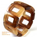 Natural circle horn necklace - Model 0009