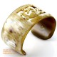 Natural circle horn necklace - Model 0009