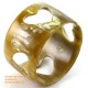 Natural circle horn necklace - Model 0009