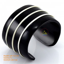 Natural circle horn necklace - Model 0009
