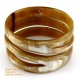 Natural circle horn necklace - Model 0009