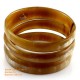 Natural circle horn necklace - Model 0009
