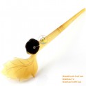 Flower & Leaf Organic Horn Hair Stick