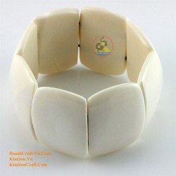 Natural circle horn necklace - Model 0009