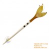 Flower Organic Horn & Bone Hair Stick 