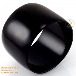 Natural circle horn necklace - Model 0009