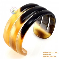 Natural circle horn necklace - Model 0009