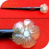 Flower Organic Horn Hair Stick