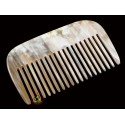 Real Horn Comb - Rake tooth - 10 x 6.5 cm (3.93 x 2.55 Inch)