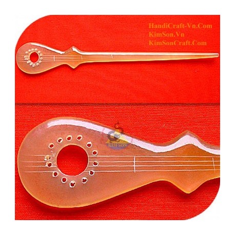 Guitar Organic Horn Hair Stick