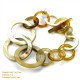 Natural circle horn necklace - Model 0009