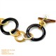 Natural circle horn necklace - Model 0009