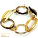 Natural circle horn necklace - Model 0009