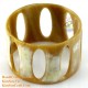 Natural circle horn necklace - Model 0009