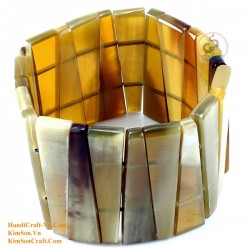 Natural circle horn necklace - Model 0009
