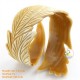 Natural circle horn necklace - Model 0009
