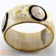 Natural circle horn necklace - Model 0009