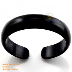 Natural circle horn necklace - Model 0009