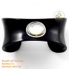 Natural horn and Mother of Pearl bracelet - Model 0130