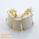 Natural circle horn necklace - Model 0009