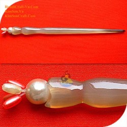 BamBoo Organic Horn & Bone Hair Stick