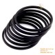 Natural circle horn necklace - Model 0009