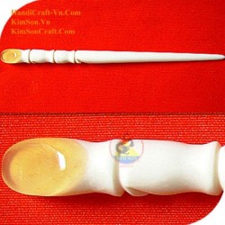 BamBoo Organic Horn & Bone Hair Stick