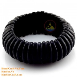 Natural circle horn necklace - Model 0009
