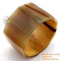 Natural circle horn necklace - Model 0009