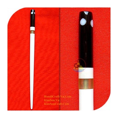 Organic Horn, Bone & Mother of Pear Hair Stick 