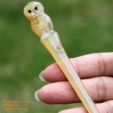 Owl Organic Horn Hair Stick