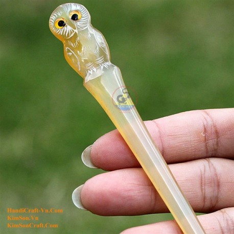 BamBoo Organic Horn & Bone Hair Stick