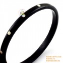 Natural circle horn necklace - Model 0009