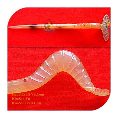 Shrimp Organic Horn Hair Stick