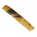 Genuine Horn Comb - Double Tooth - 185 x 35 mm (7.28 x 1.37 Inch)