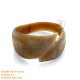 Natural circle horn necklace - Model 0009