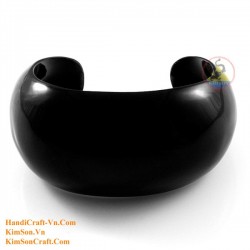 Natural circle horn necklace - Model 0009