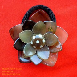 Flower Organic Horn Ponytail 