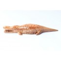 Крокодил Головоломки Деревянные игрушки 2 - ручной работы - Зеленый ма
