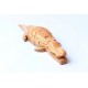 Crocodile Puzzle Wooden Toys 2 - Handmade - Green material & Natural Wood Color