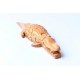 Cat puzzle wooden toys - Handmade - Green Material & Natural Wood Color