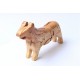 Cat puzzle wooden toys - Handmade - Green Material & Natural Wood Color