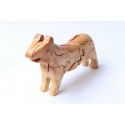 Dog puzzle wooden toys - Handmade - Green Material & Natural Wood Color