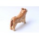 Dog puzzle wooden toys - Handmade - Green Material & Natural Wood Color
