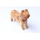 Cat puzzle wooden toys - Handmade - Green Material & Natural Wood Color