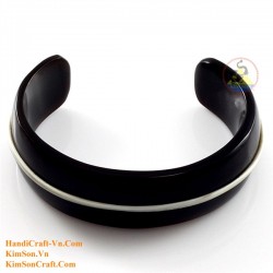 Natural circle horn necklace - Model 0009
